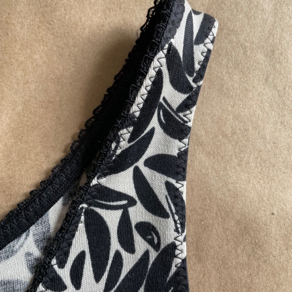 Gerard Darel Black and Cream printed dress size 38 - Picture 4 of 7